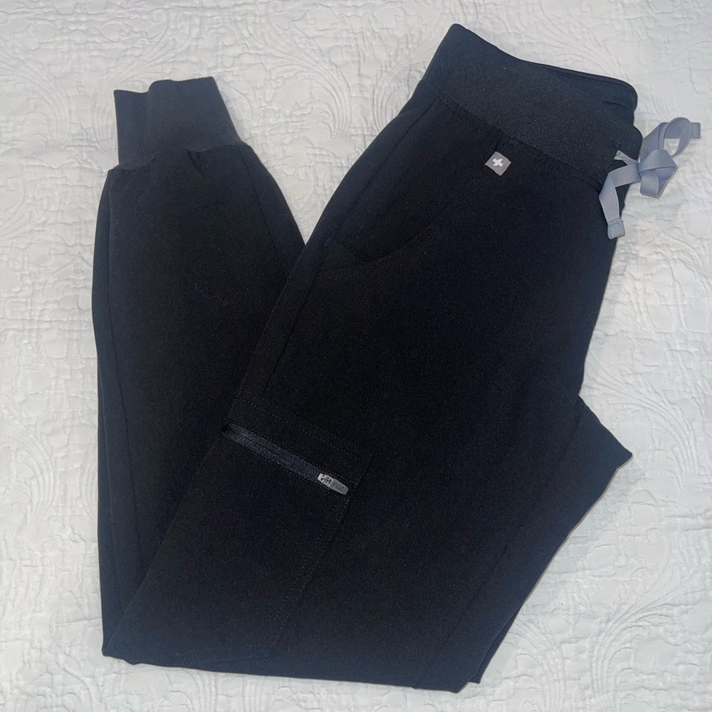 FIGS - Technical Collection XXS petite Black Scrub Pants